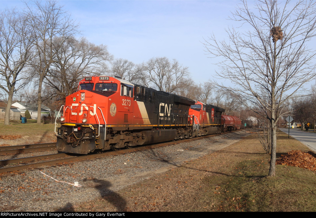 Early Morning Westbound Train